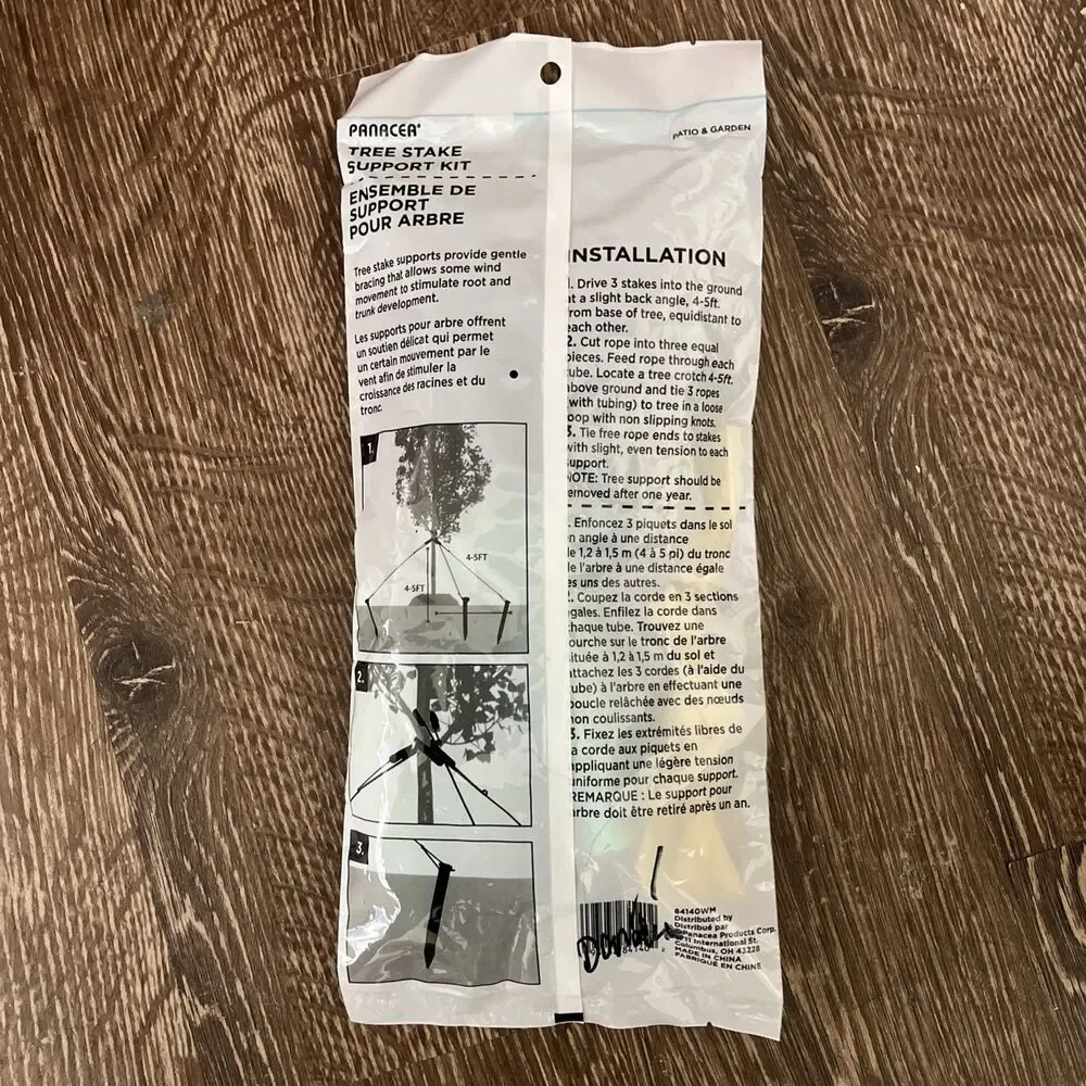 Panacea Tree Stake Support Kit for Newly Planted Trees 84140A